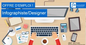 Offre d’emploi pour poste d’ Infographiste/Designer (Ref: 2017-02)